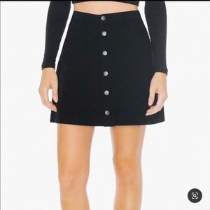 Black Corduroy Skirt